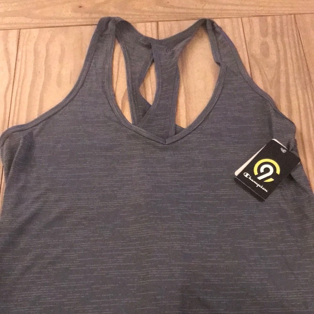 Champion workout tank NWT size xl grey color cute style!